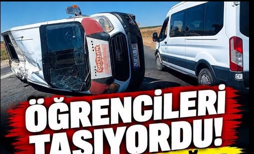 Servis kaza yaptı kahreden haber..